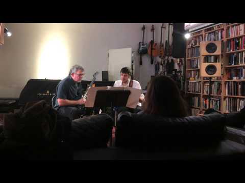 Larry Polansky and Giacomo Fiore perform James Tenney's Harmonium for two guitars (excerpt)