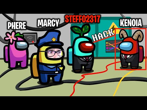 AMONG US ma STEF usa LE HACK CONTRO MARCY