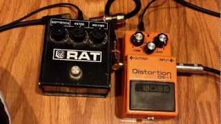 Video thumbnail for Vintage ProCo Rat 86 vs Vintage Boss DS-1 Silver Screw Japan by shnobel