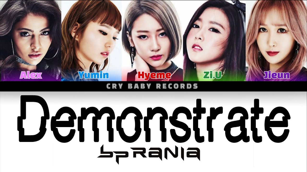 BP RANIA - DEMONSTRATE (Extended Rap Ver.) Color Coded KOR HAN ENG