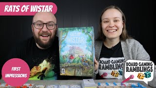 Board Gaming Ramblings - Rats of Wistar video thumbnail