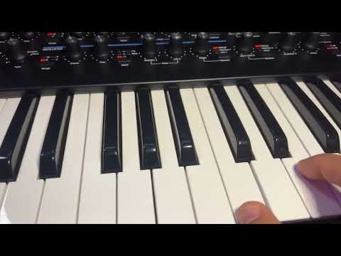 Novation Summit - Multi setting - Single patch carry over tutorial - From “Moog and Pad” video