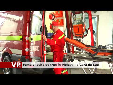 Femeie lovită de tren în Ploiești, la Gara de Sud