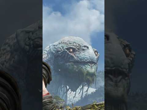 When you piss off the world serpent | God of War