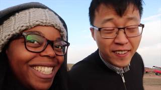 Travel Vlog | BLACK GIRL travels to Inner Mongolia w/ Chinese Boyfriend Pt 1 | 中秋节快乐！