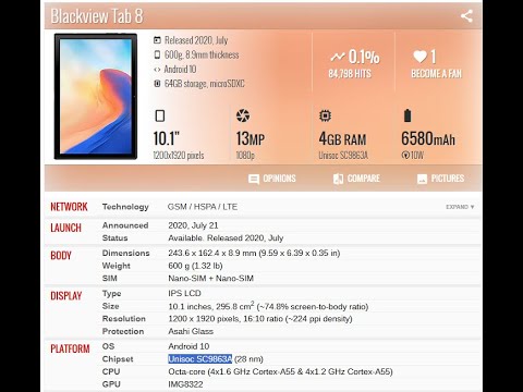 Blackview Tab 8 Frp Unloktool