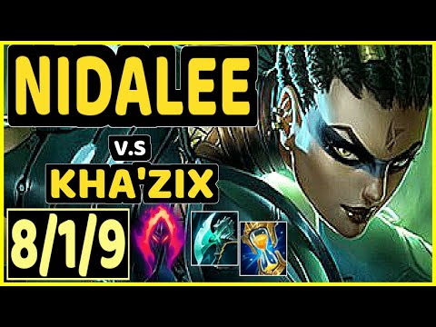 REVOLTA (NIDALEE) vs KHA'ZIX - 8/1/9 KDA JUNGLE GAMEPLAY - BR Ranked DIAMOND