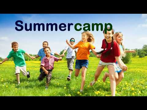 Summer camp. Summer vacation. ESL/ESOL video A1-A2