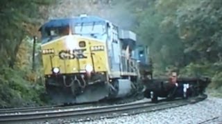 preview picture of video 'CSX Train Meet in Hanover, MD.'