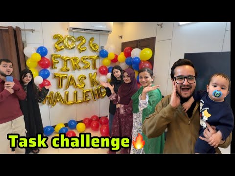 First challenge of new year🔥😍| jis ka khali nikla usko gaana gana parhega😂