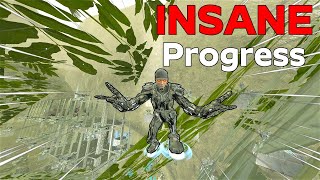 INSANE Progress In Our New OP Base! | Ark Official Smalltribes PvP