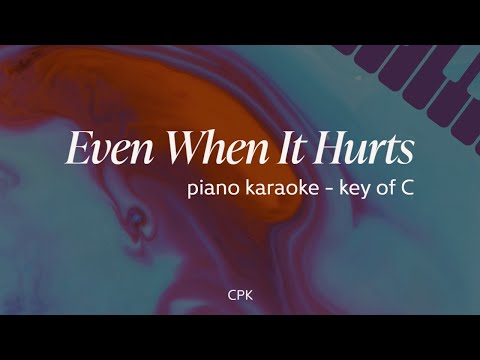 Even When It Hurts (Praise Song) - Hillsong UNITED | Piano Karaoke [Key of C]