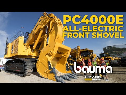 The Komatsu PC4000E - Bauma 2022