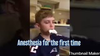 Hilarious kid singing & swearing after anesthesia