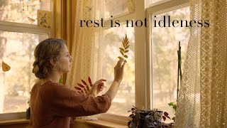 rest is not idleness - another pace of life in a forest cottage