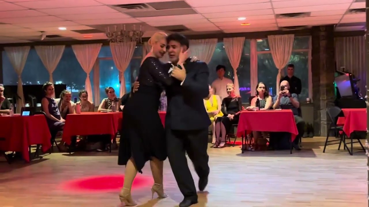 Los Villagras: Claudio Villagra & Helena Fernández. Milonga at Zandunga. Washington DC 7/15/2023