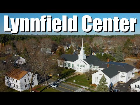 Drone Flight around Lynnfield's Cozy Town Center