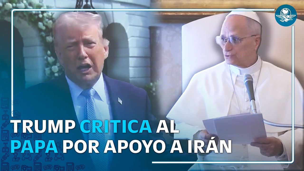 Trump acusa al Papa de “poner en peligro a muchos católicos” en medio del conflicto en Irán