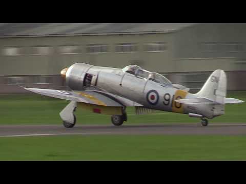 Hawker Sea Fury T20 At Dunsfold Wings And Wheels 2018