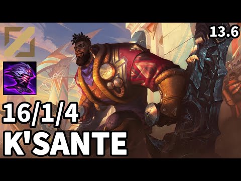 K'Sante Mid vs Annie - KR Challenger | Patch 13.6