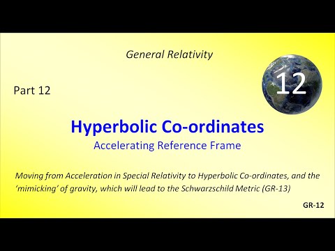 Hyperbolic Co-ordinates – The ‘Accelerating Frame of Reference’