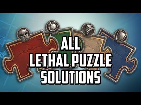Lethal Puzzle Solutions - Hearthstone Puzzle Labs 1-2