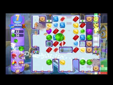 Wonka's World of Candy Level 810 NO BOOSTERS - A S GAMING ✔