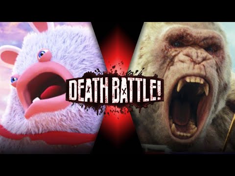 Rabbid Kong Vs George (M+RKB Vs Rampage) | Death Battle Fan Made!