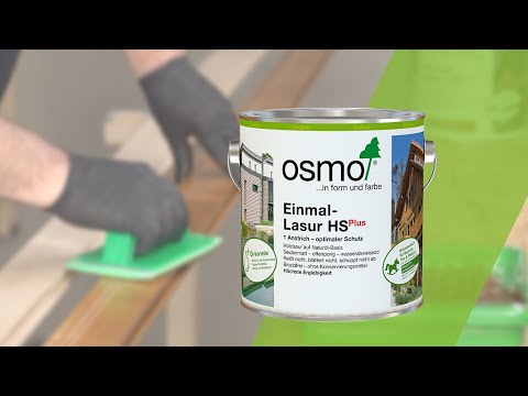 Einmal-Lasur HS Plus - Holz im Außenbereich mit nur einem Anstrich schützen