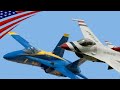 Blue Angels vs Thunderbirds