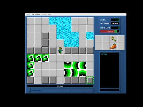CCLP1 level 76 solution - 384 seconds