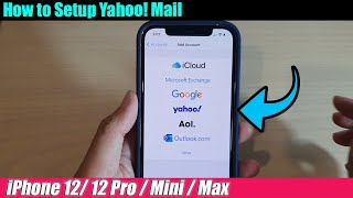 iPhone 12/12 Pro: How to Setup Yahoo! Mail