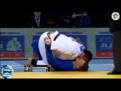 Judo Grand Prix Samsun 2014 Final o100kg OKRUASHVILI Adam (GEO) - PASKEVICIUS Marius (LTU)