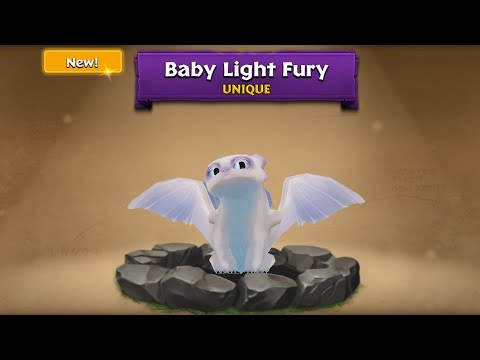Baby Light Fury is on Berk | Dragons Rise of Berk #194