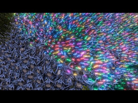 25 000 Laser Knights VS 14 000 Giant Ogres _ Ultimate Epic Battle Simulator 2! UEBS 2 _ UEBS 2