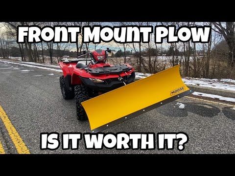 Moose Utility Front Mount Plow Setup - Full Walkaround