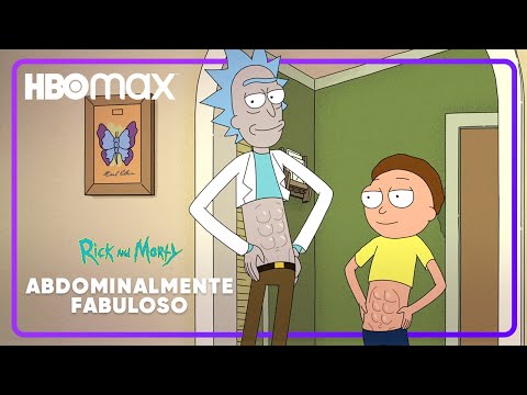 Rick y Morty tienen abdominales perfectos | Rick and Morty | HBO Max