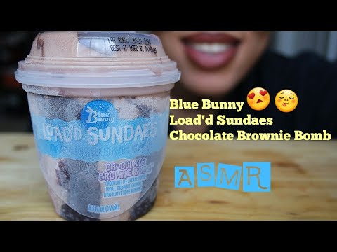 ASMR | Blue Bunny Load'd Sundaes: Chocolate Brownie...