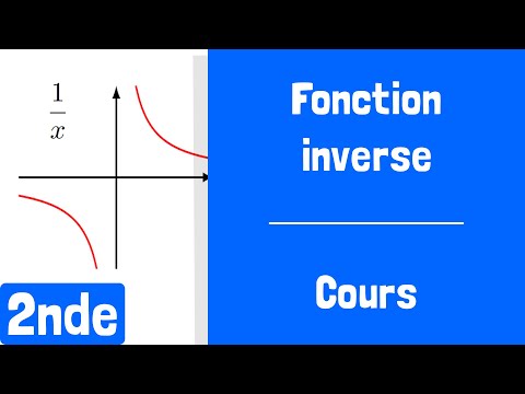 Cours : Fonction inverse (fonction de référence)