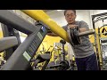 ショルダープレスマシーン🤗筋肉に七難八苦を与えれば筋肥大するぞ