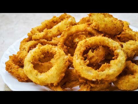 KRĄŻKI CEBULOWE - jak zrobić je w domu Przepis na amerykańskie Onion Rings