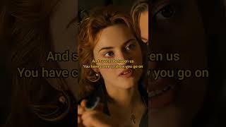 Titanic . My Heart Will Go On ( lyrics ) #musiclyrics  #songlyrics #trendingshorts #shorts