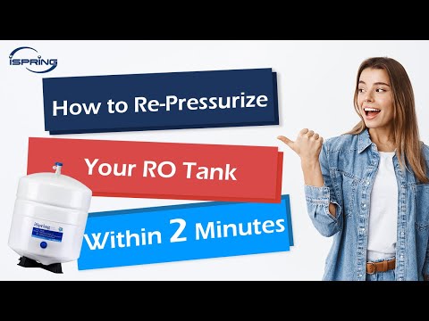 How to Pressurize Reverse Osmosis Water Storage Tank | Easy DIY Step by Step
