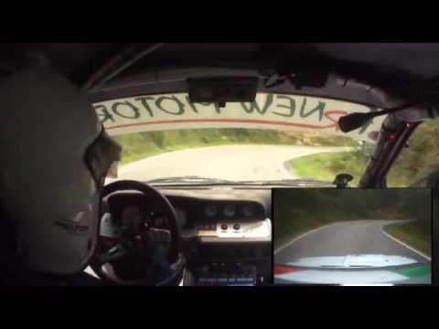 Cameracar Rally Valli Cuneesi 2011 Rosso-Doria Renault Clio FN3 FR New Motors doppia inquadratura