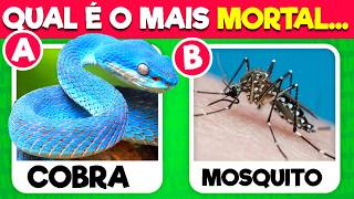 🐾 O QUANTO VOCÊ SABE SOBRE ANIMAIS? 40 perguntas que só um GÊNIO consegue responder #quiz