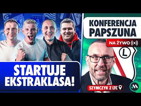 LEGIA - KORONA: KONFERENCJA PAPSZUNA. WIDZEW - JAGIELLONIA, LECH - LECHIA: EKSTRAKLASA WRACA!