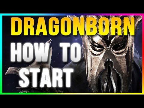 Skyrim Special Edition: How to Start DRAGONBORN DLC (Remastered Gameplay Walkthrough)