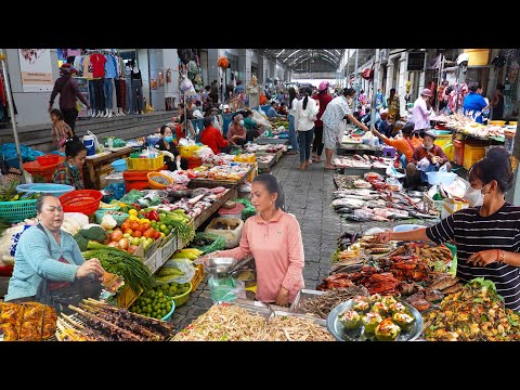 Best Cambodia Street Food Tour Compilation - Breakfast, Lunch, & Market Food