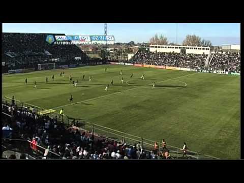 Remate de Bolaños. San Martín 1 - Estudiantes 0. Fecha 18. Torneo Final 2013. Fútbol Para Todos