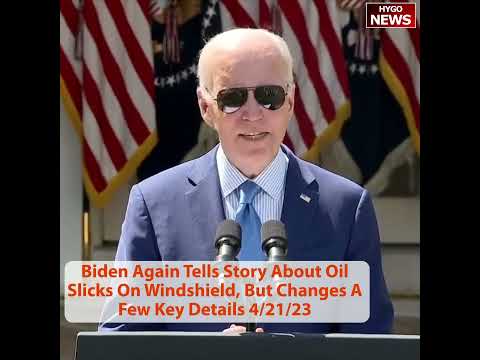 Biden Again Told A Story About Oil Slicks On His Windshield, But Changed A Few Key Details